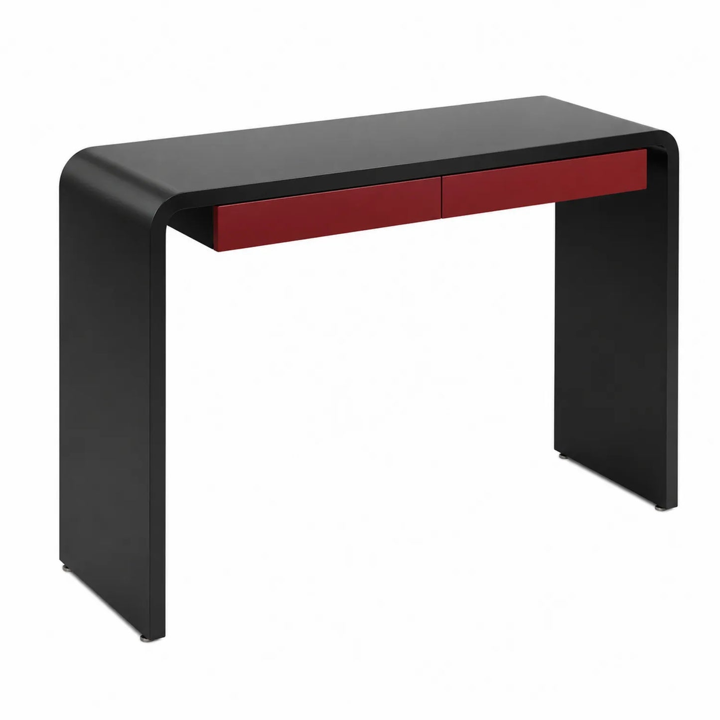 Konsolentisch Holz Schwarz/Rot 120x40x75 cm